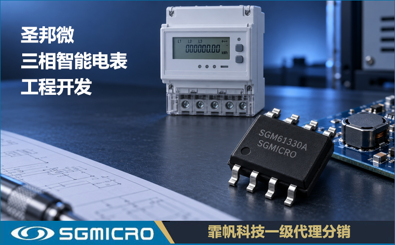 圣邦微三相智能电表方案开发：电源芯片SGM61330A通信电源与掉电保存实战｜霏帆科技